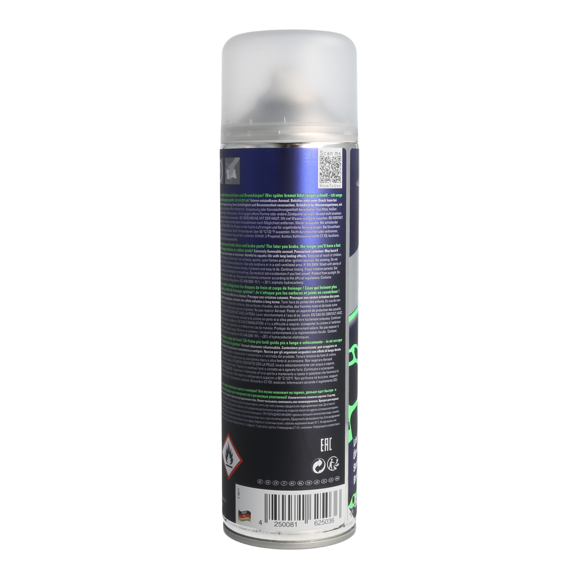 Holmenkol Disc Brake Cleaner 500ml Fahrrad Bremsenreiniger Entfetter