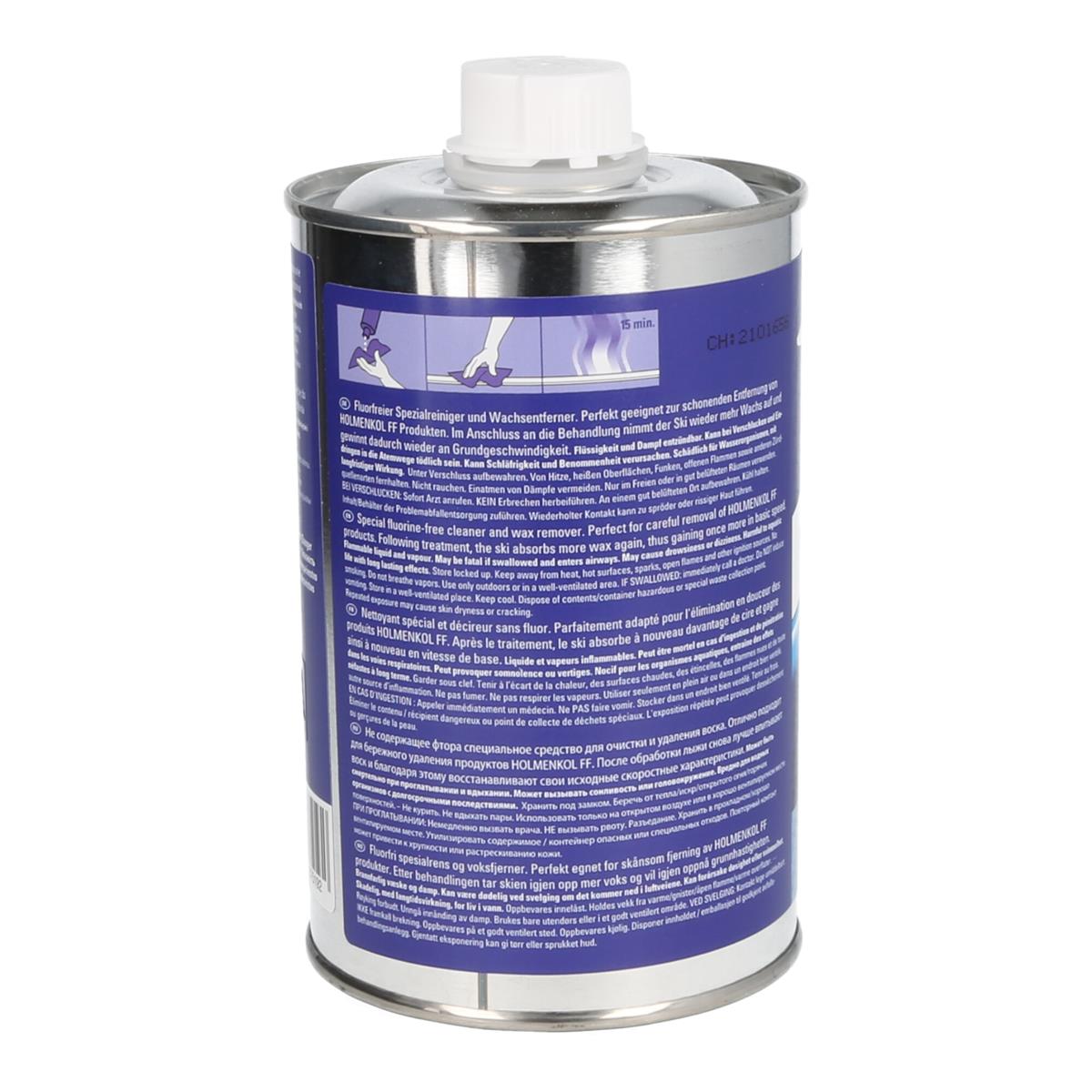 Holmenkol Syntec FF Cleaner fluorfreier Spezialreiniger und Wachsentferner für Skiwachs 500 ml