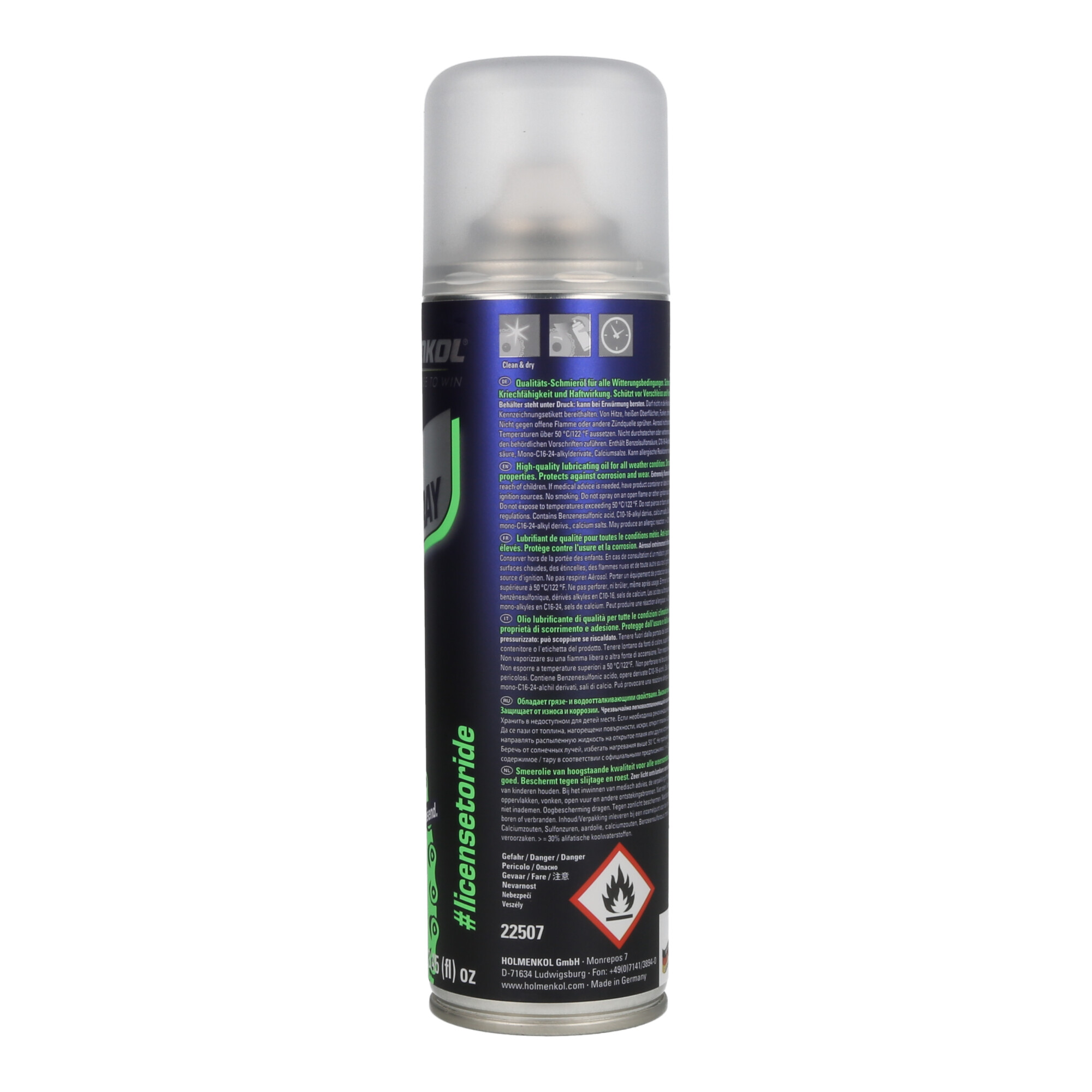 Holmenkol Classic Lube Spray 250ml Schmieröl Kettenschmierung Kettenöl