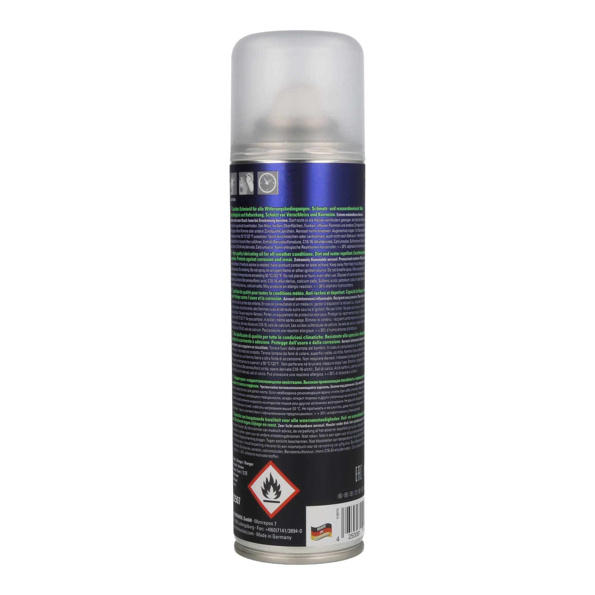 Holmenkol Classic Lube Spray 250ml Schmieröl Kettenschmierung Kettenöl