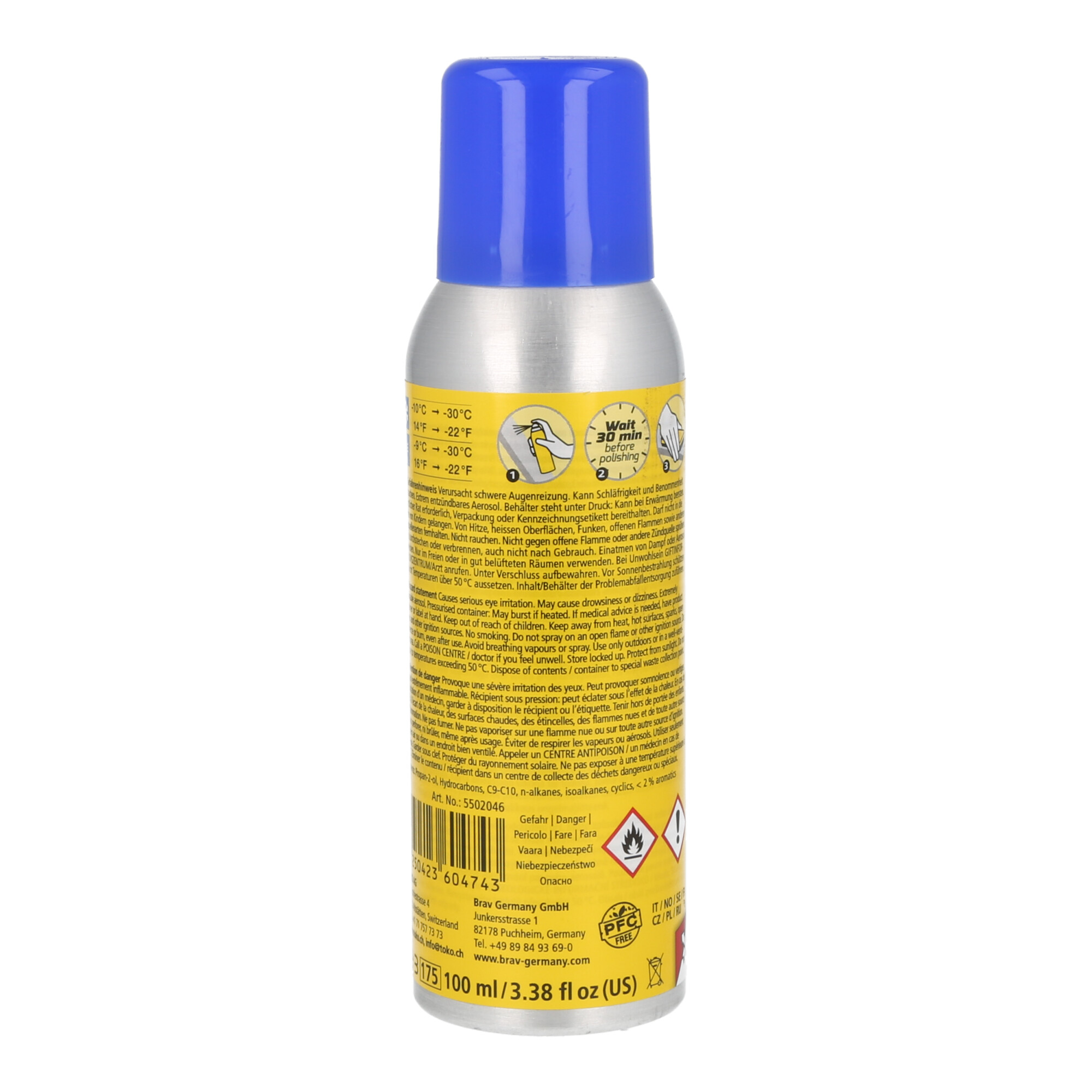 Toko Base Performance Liquid Paraffin blue -10° C bis -30° C, 100ml