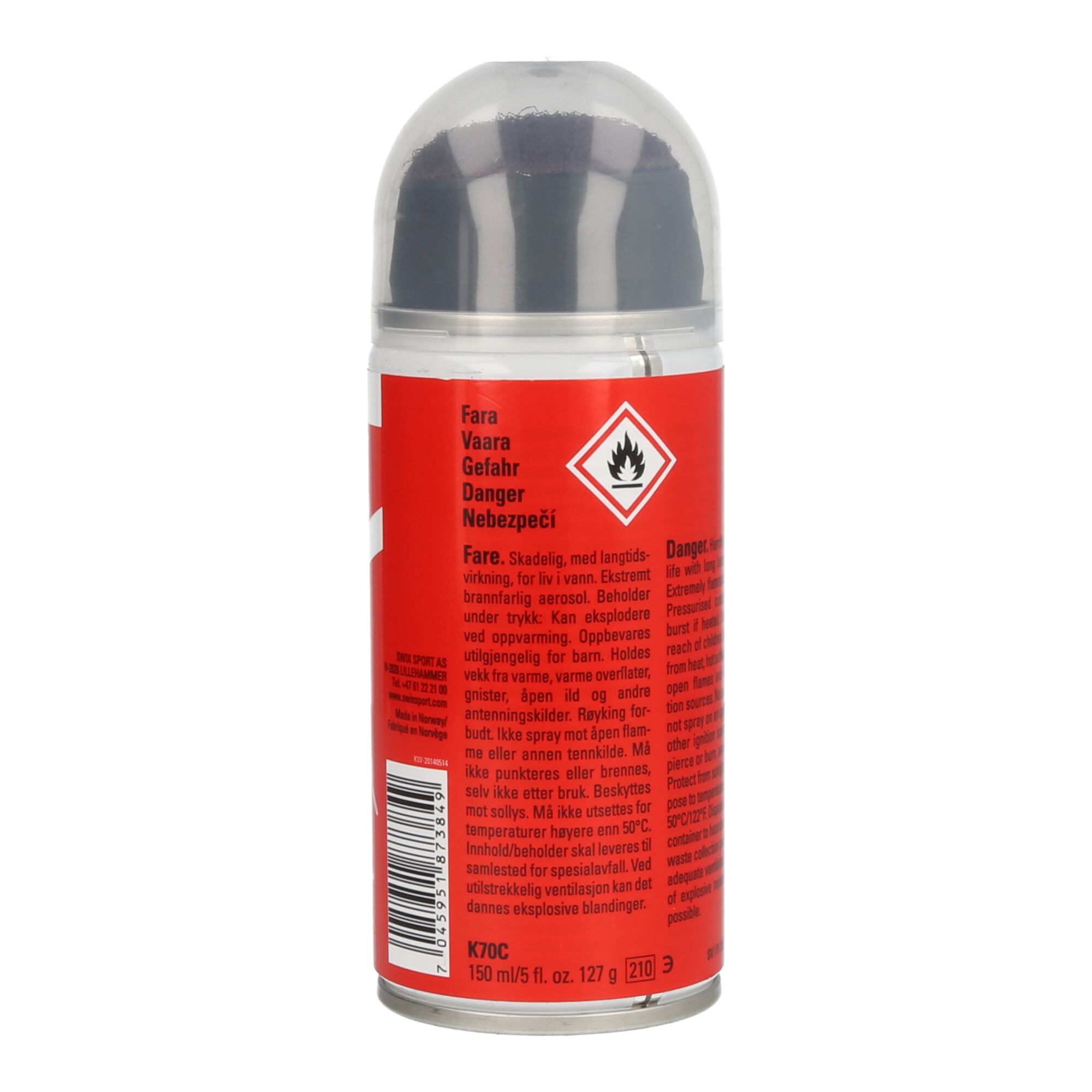 Swix K70C Red Quick Klister 150ml