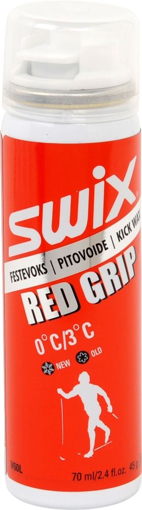 SWIX Flüssig-Steigwachs V60L - rot