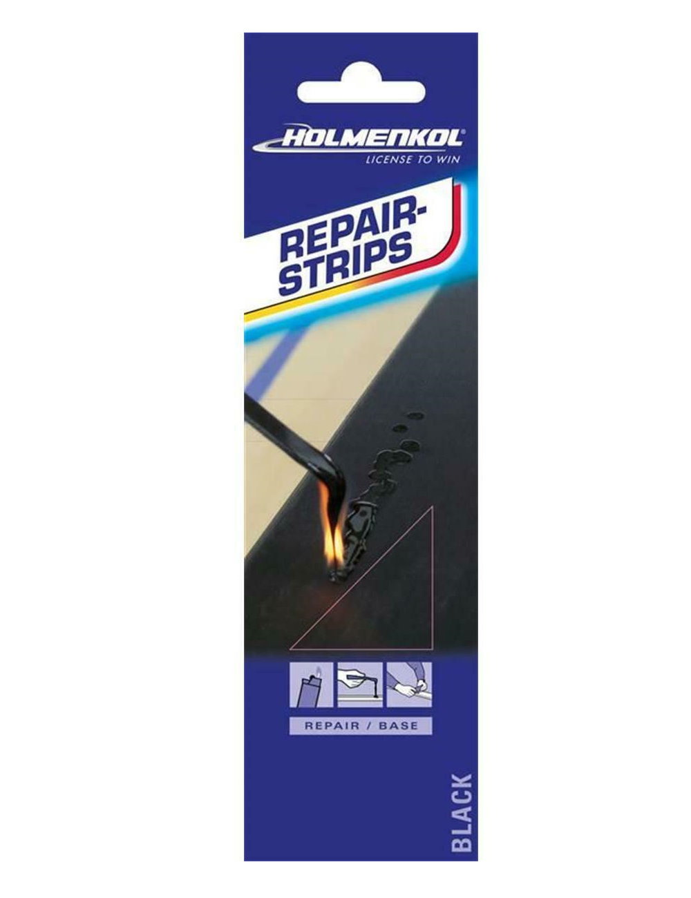 HOLMENKOL Repair-Strips, black 50 Stk