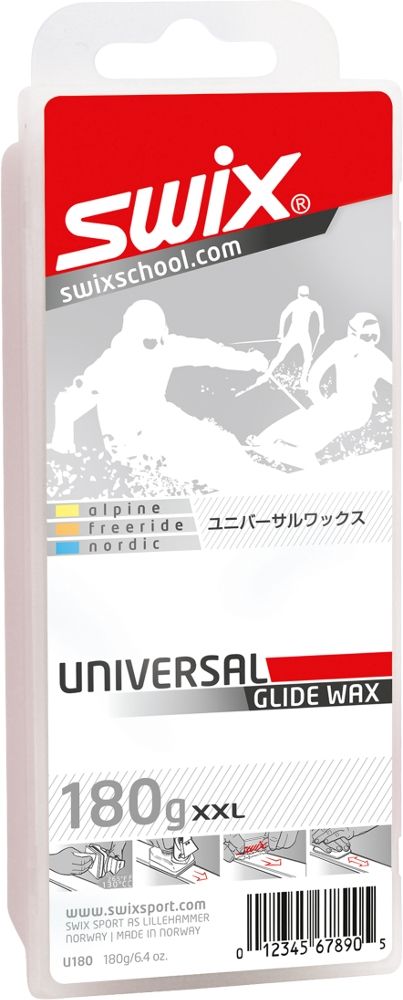 Swix Hydrocarbon Wax 60 grams UR10 Yellow Packaged Wax 