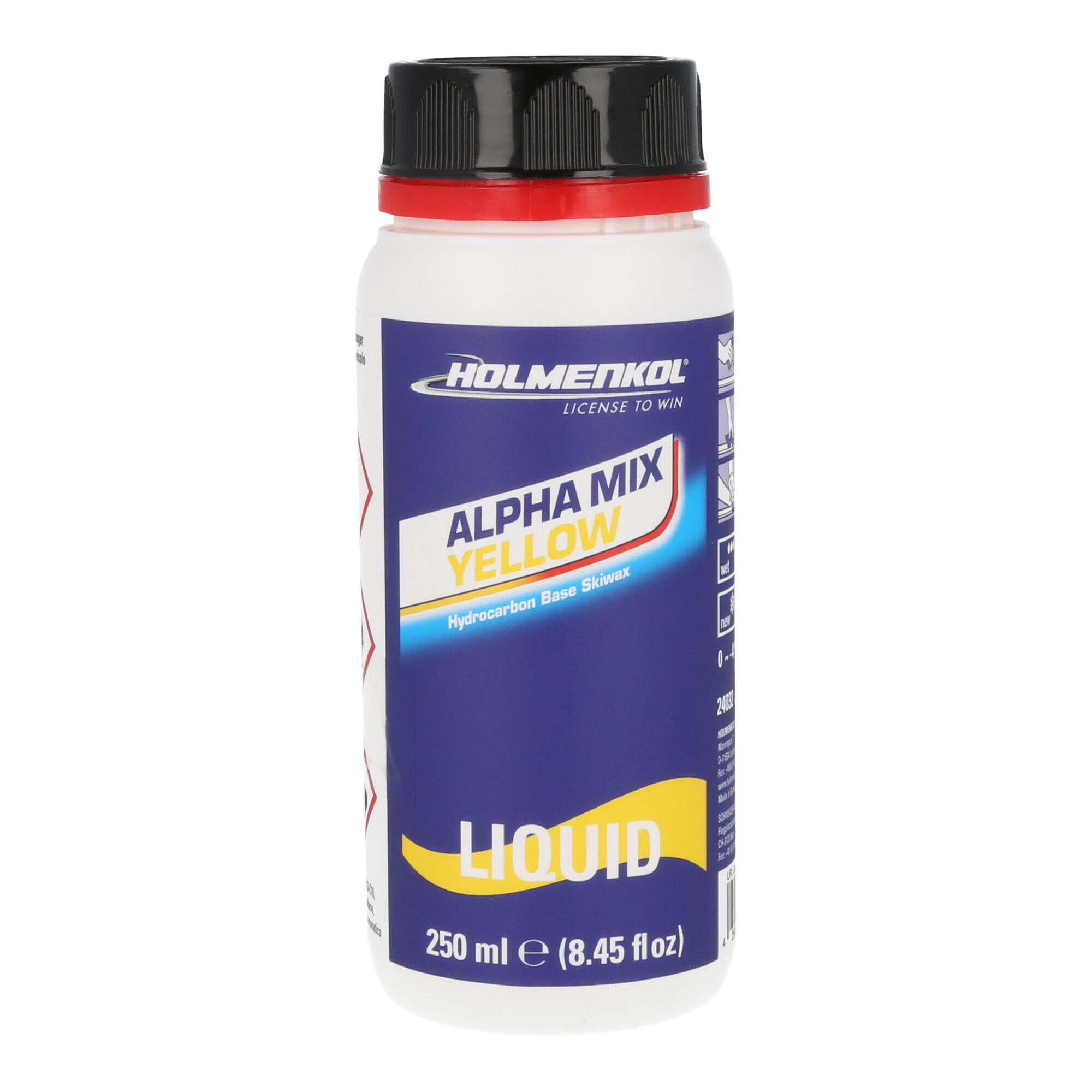 Holmenkol Alphamix Liquid Wax 250ml, yellow-wet 250ml