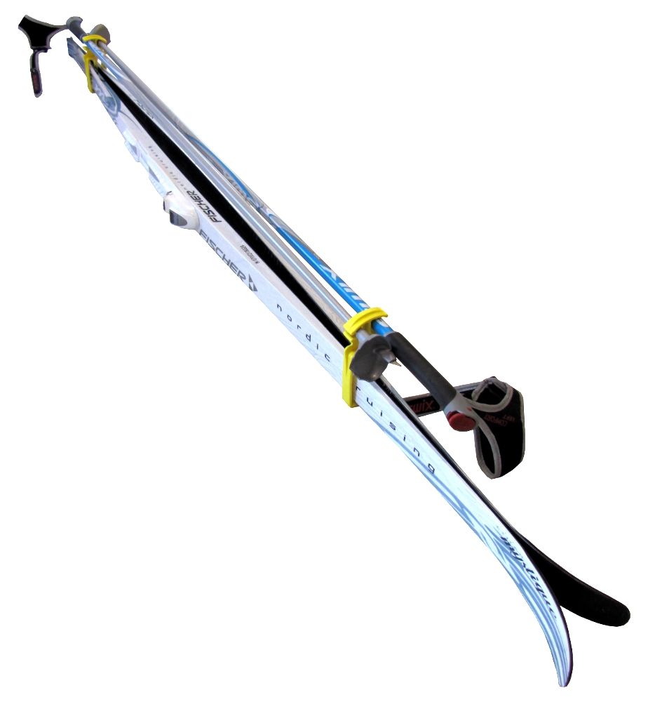 REX Langlauf Ski- und Stockhalter, rot