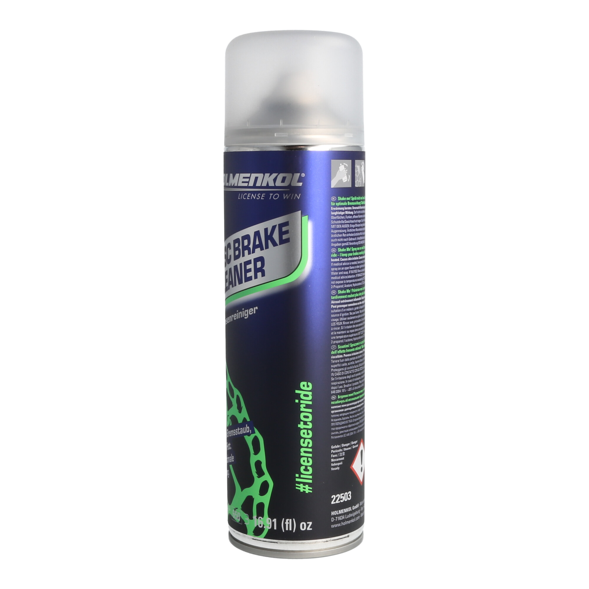 Holmenkol Disc Brake Cleaner 500ml Fahrrad Bremsenreiniger Entfetter