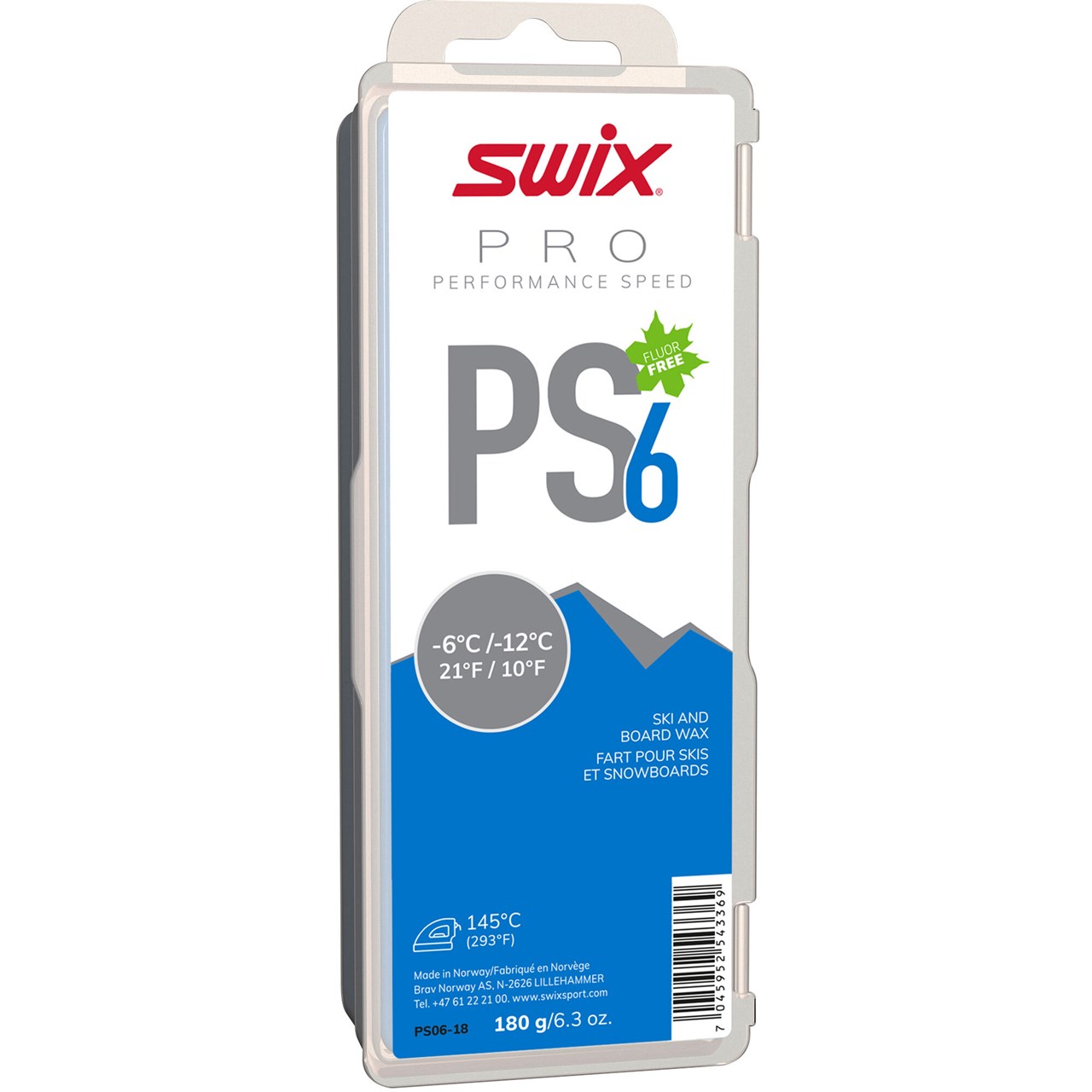 Swix Ps6 -6ºc/-12ºc 180g