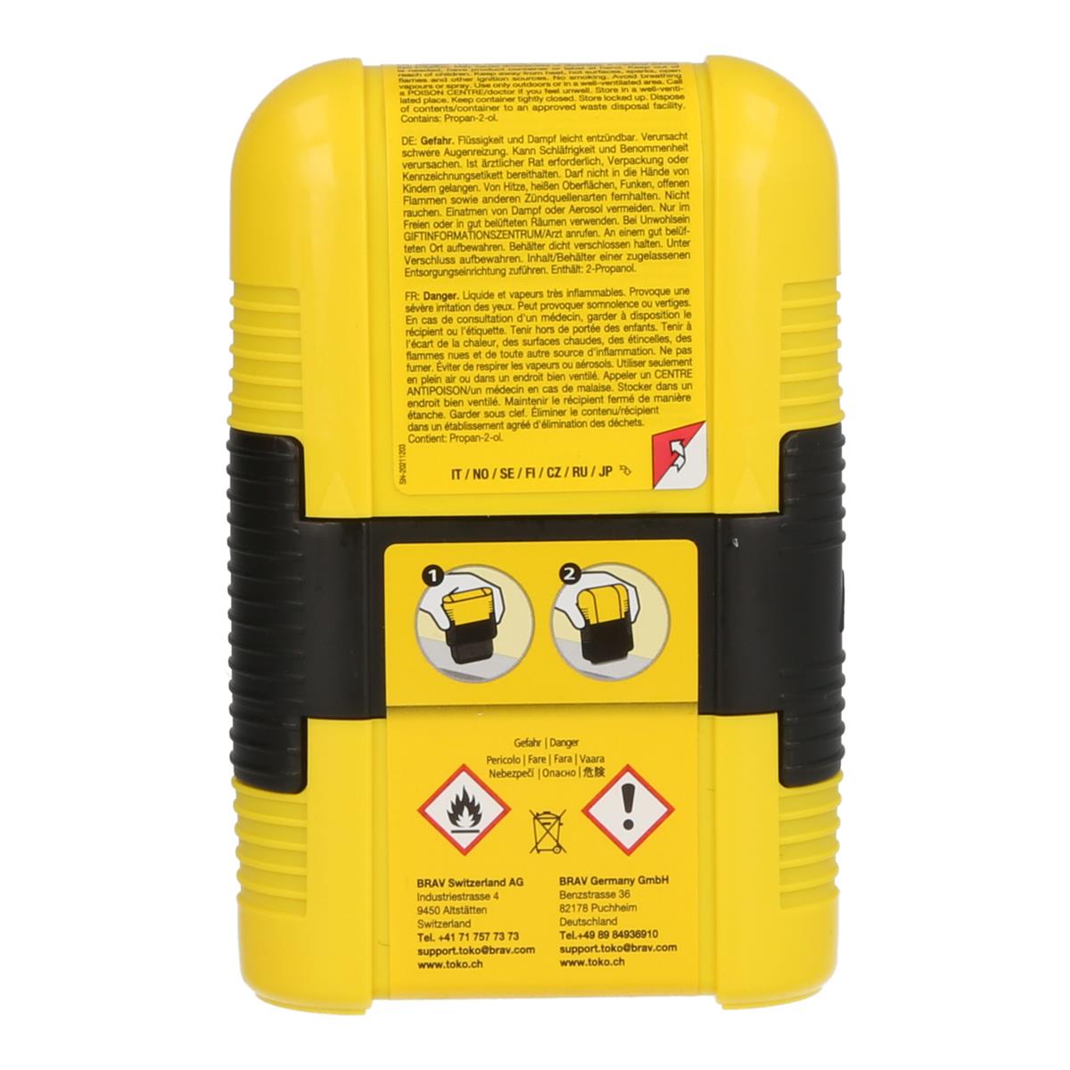 TOKO Schuppen-Ski Flüssigwax 100ml "Express Grip & Glide", Pocket
