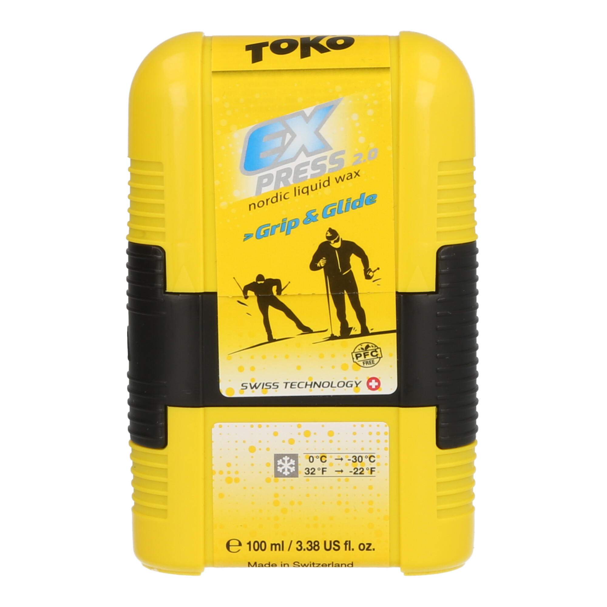 TOKO Schuppen-Ski Flüssigwax 100ml "Express Grip & Glide", Pocket