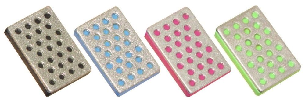 MARC® Diamantfeilen Segmente-Set  20 X 30mm - Körnungen 240 / 360 / 500 / 1000