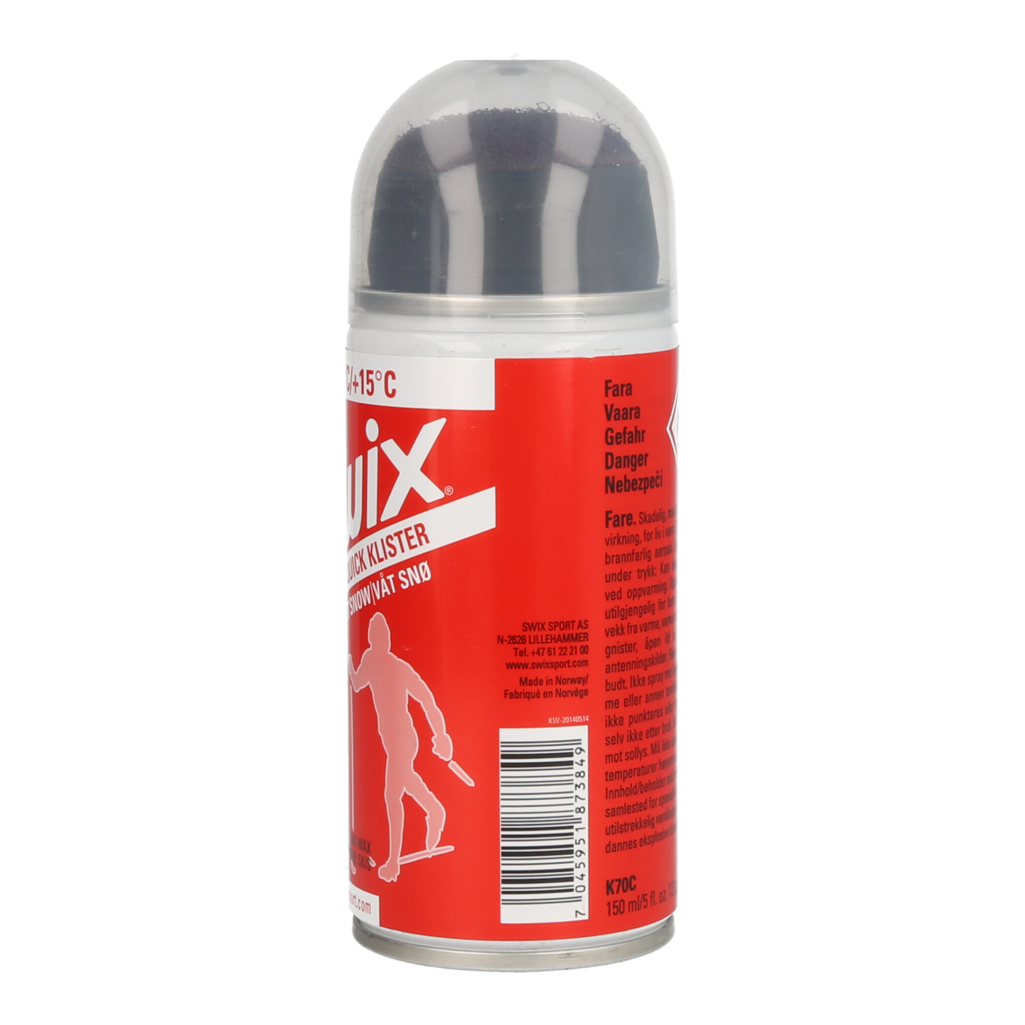 Swix K70C Red Quick Klister 150ml