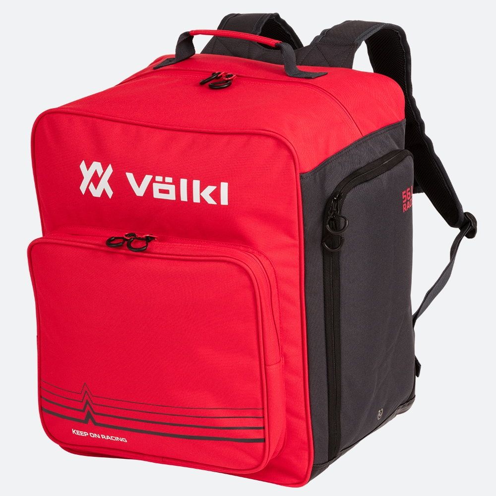 Völkl Skischuh- und Helmrucksack "Race Boot & Helmet Backpack", rot-grau