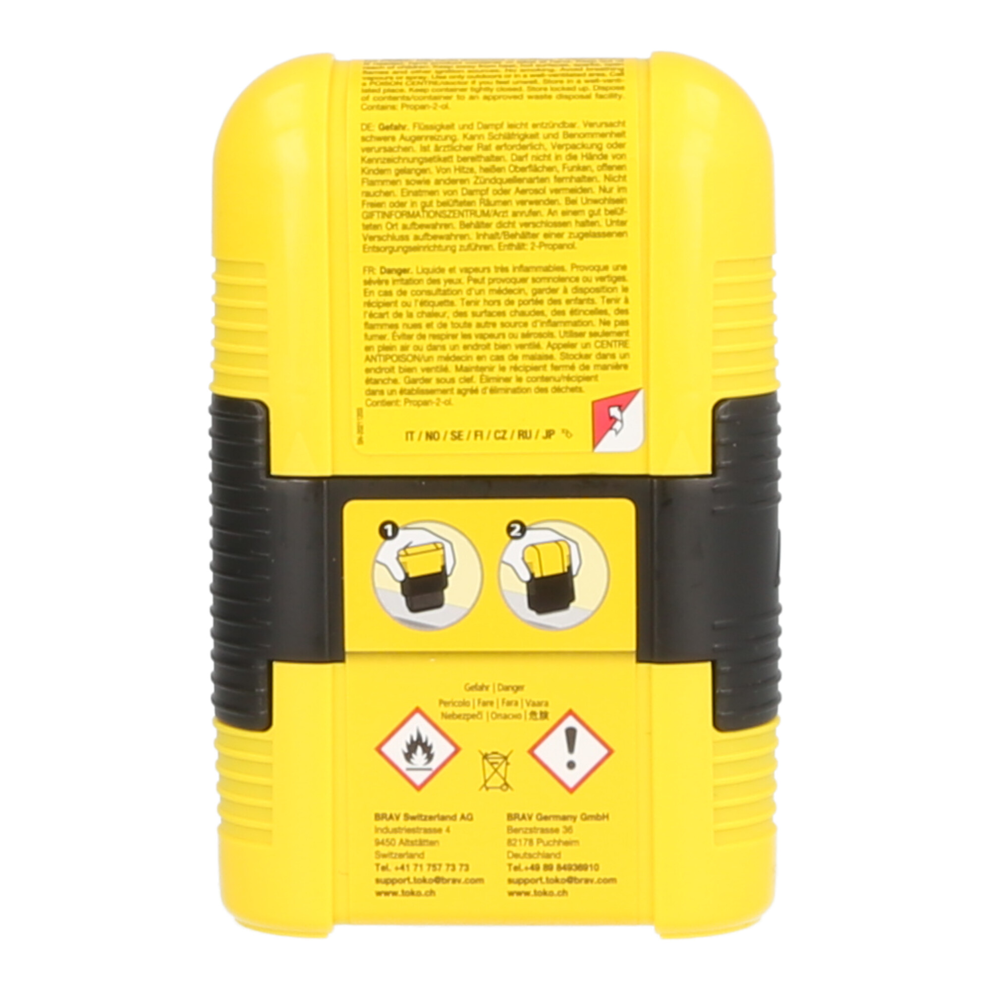TOKO Schuppen-Ski Flüssigwax 100ml "Express Grip & Glide", Pocket
