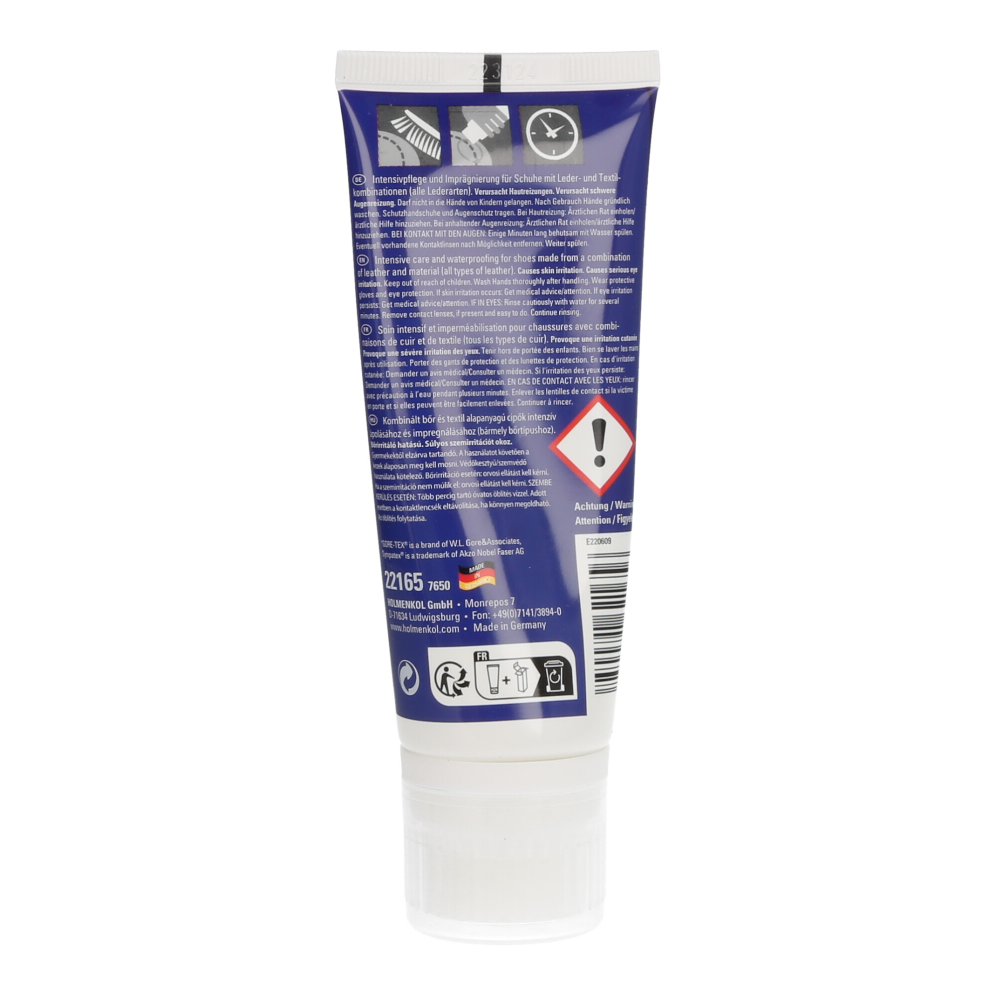 Holmenkol Lederpflege Natural Active Wax transparent 75 ml