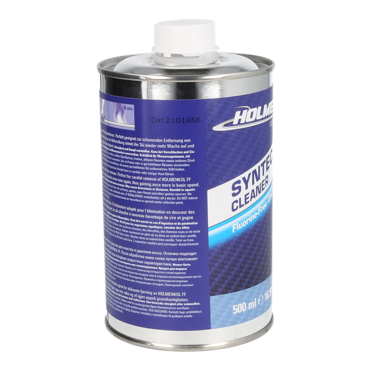 Holmenkol Syntec FF Cleaner fluorfreier Spezialreiniger und Wachsentferner für Skiwachs 500 ml